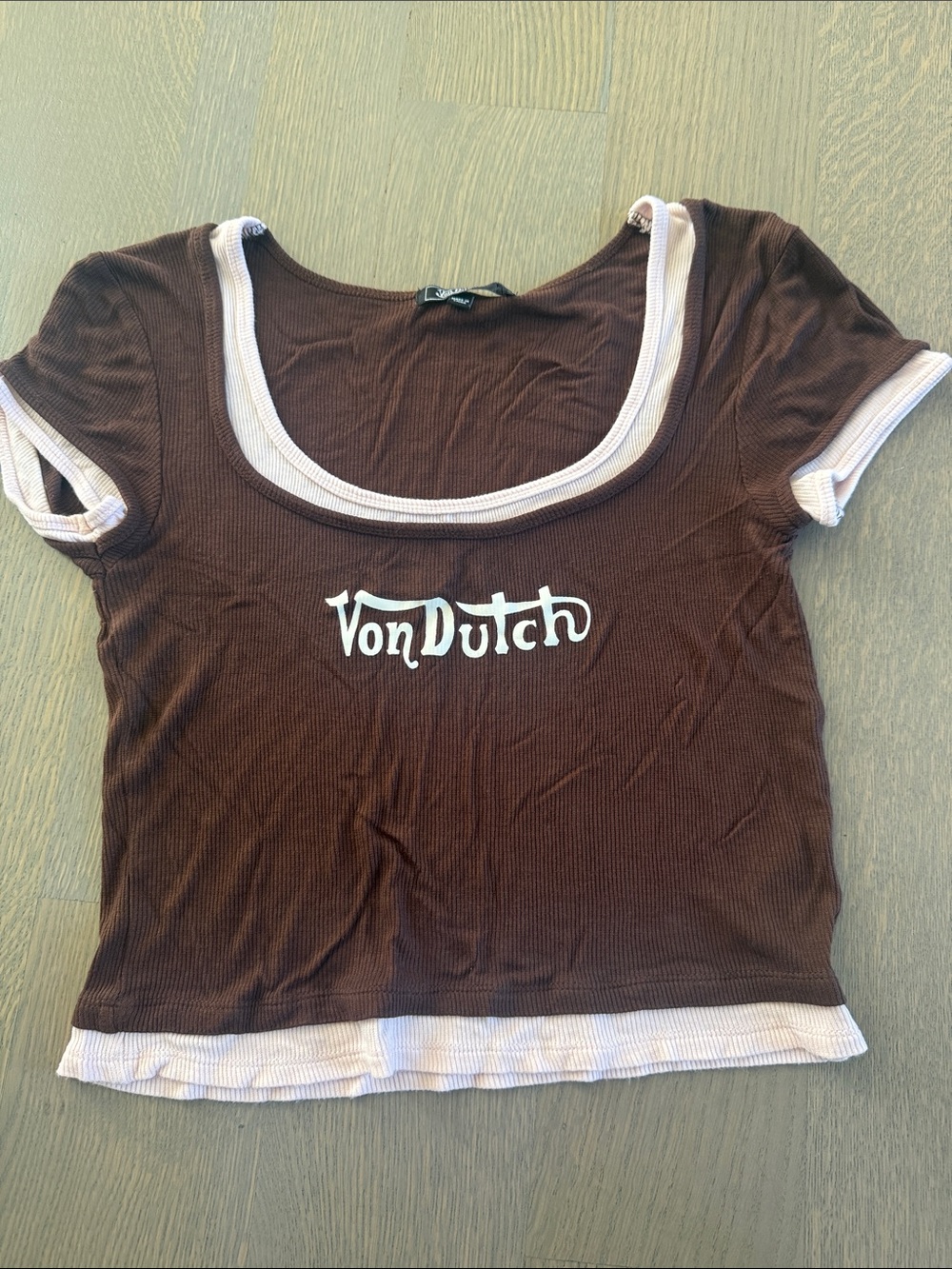 Von Dutch layered tee